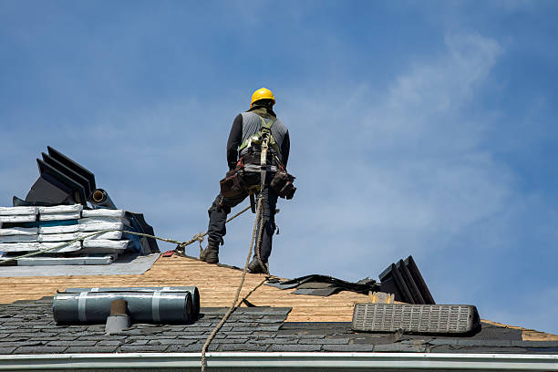 Professional Roofing technician working in Marysville, WA